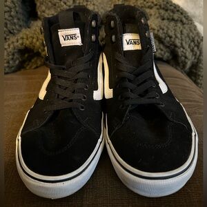 Vans Sk8-Hi MTE Black & White Sneakers | Women’s 10 | Vansguard